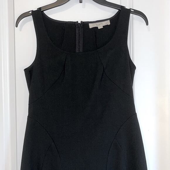 LOFT Sleeveless Black Dress - Picture 3 of 8